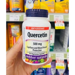 Thuốc hỗ trợ điều trị bệnh Gout Quercetin 500mg hộp 100 viên của Mỹ