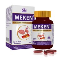 Thuốc hỗ trợ điều trị tai biến mạch máu não Nhất Nhất Meken, Chai 30 viên