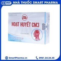 Thuốc Hoạt Huyết CM3 Phúc Vinh điều trị rối loạn tuần hoàn não do xơ vữa mạch máu (3 vỉ x 10 viên)