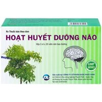 Thuốc Hoạt Huyết Dưỡng Não Phúc Vinh hỗ trợ điều trị suy giảm trí nhớ (5 vỉ x 20 viên)