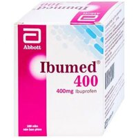 Thuốc Ibumed 400 giảm đau, hạ sốt, kháng viêm (10 vỉ x 10 viên)