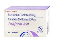 Thuốc Indform 850 (Metformin Tables 850mg) – Thuốc điều trị đái tháo đường hiệu quả của Ấn Độ (hộp 4 vỉ x 14 viên)