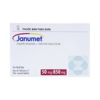 Thuốc Janumet 50mg/850mg (Sitagliptin / Metformin) MSD – Kiểm soát đường huyết hiệu quả ở bệnh nhân tiểu đường tuýp 2 (hộp 28 viên)