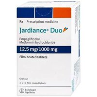 Thuốc Jardiance Duo 12.5mg/1000mg (empagliflozin và metformin hydrochloride) – Điều trị đái tháo đường tuýp 2 (hộp 3 vỉ x 10 viên)