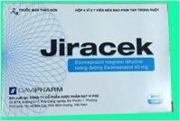 Thuốc Jiracek 40 (Esomeprazole 40mg) DAVI hộp 28 viên điều trị viêm loét dạ dày, trào ngược thực quản