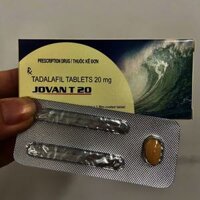 Thuốc Jovan T 20 (Tadalafil 20mg) H/1v điều trị rối loạn cương dương