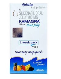 Thuốc Kamagra Oral Jelly 100mg điều trị rối loạn cương dương, khó cương dương