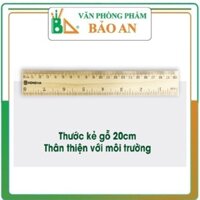 Thước Kẻ 20cm HH Chất Liệu Gỗ Thân Thiện Với Môi Trường  3491  Chất Liệu Gỗ Nhẹ Kẻ Vạch Rõ Ràng Với Đơn Vị Đo Chuẩn Xác Dành Cho Học Sinh Sinh Viên