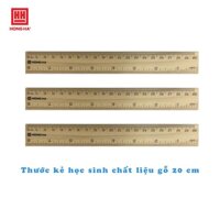 Thước kẻ gỗ 20cm Hồng Hà 3491