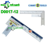 Thước ke góc vuông đa năng 5-90 độ C-MART D0017-12 hợp kim nhôm - KIOT ĐỒ NGHỀ