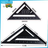 Thước ke góc vuông hợp kim nhôm 18cm 30cm thước tam giác