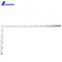 THƯỚC KE VUÔNG INOX SHINWA - Thước ke vuông inox 500 x 250mm Shinwa 11207