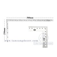 Thước Ke Vuông YT 250 x 500 mm