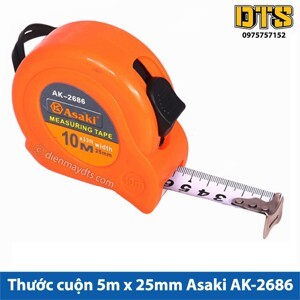 Thước kéo nền trắng cao cấp Asaki AK-2686