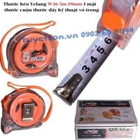 Thước kéo Yelang W36 5m 19mm 1 mặt - thước cuộn thước dây kỹ thuật vỏ trong