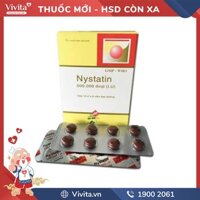 Thuốc kháng nấm Nystatin 500.000 U.I VIDIPHA | Hộp 16 viên