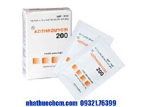 Thuốc kháng sinh AZITHROMYCIN 200mg gói