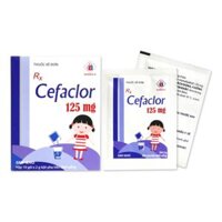 Thuốc kháng sinh Cefaclor 125mg Domesco (hộp 10 gói)