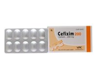 Thuốc kháng sinh Cefixim 200mg VPC (2 vỉ x 10 viên/hộp)