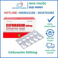 Thuốc Kháng Sinh CEFUROXIM 500mg