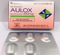 Thuốc kháng sinh điều trị các trường hợp nhiễm khuẩn Aulox Levofloxacin 500mg