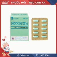 Thuốc kháng sinh Doxycycline 100mg Mekophar | Hộp 100 viên