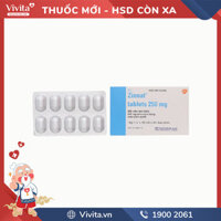 Thuốc kháng sinh trị nhiễm khuẩn Zinnat Tablets 250mg l Hộp 10 viên