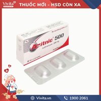 Thuốc kháng sinh trị nhiễm khuẩn Azitnic 500 | Hộp 6 viên