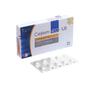 Thuốc kháng sinh trị nhiễm khuẩn Cefixim 400-US | Hộp 30 viên