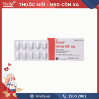 Thuốc kháng sinh trị nhiễm khuẩn Zinnat Tablets 500mg l Hộp 10 viên