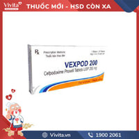Thuốc kháng sinh trị nhiễm khuẩn Vexpod 200 | Hộp 10 viên