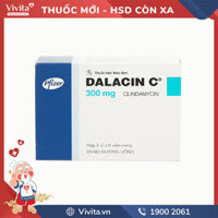 Thuốc kháng sinh trị nhiễm khuẩn Dalacin C  | Hộp 16 viên