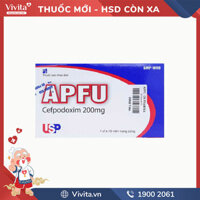 Thuốc kháng sinh trị nhiễm khuẩn Apfu | Hộp 10 viên
