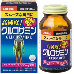 Thuốc khớp Glucosamin Orihiro 1500mg 360 viên Nhật Bản