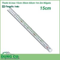 Thước lá inox 15cm ST-150 Niigata