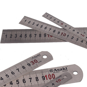 Thước lá inox Asaki AK-2541 - 1000mm