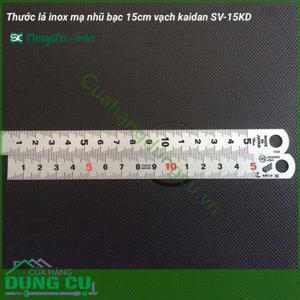 Thước lá inox Niigata SV-15KD - 15cm