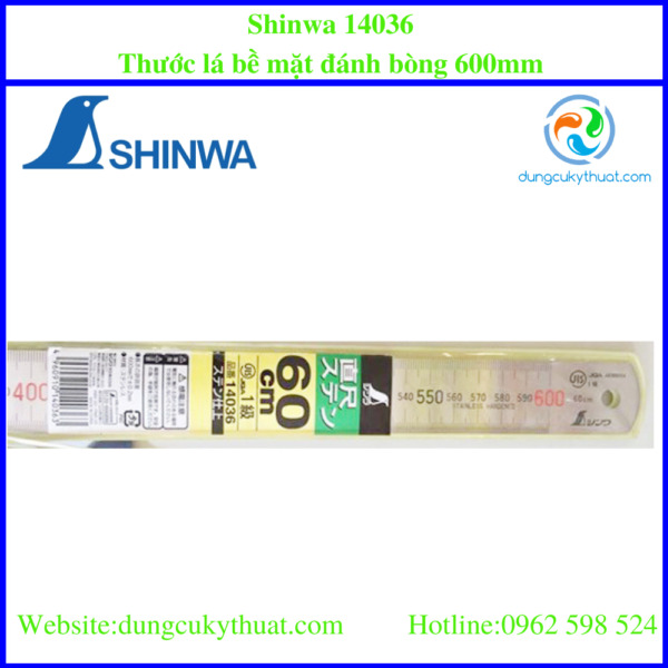 Thước lá Shinwa 14036 - 600mm