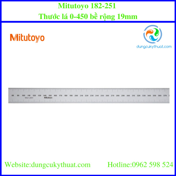 Thước lá thẳng Mitutoyo 182-251 (450mm)