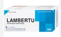 Thuốc Lambertu 60mg (Pyridostigmin bromid) Đạt Vi Phú – Điều trị bệnh nhược cơ (Hộp 6 vỉ x 10 viên)