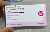Thuốc Levothyrox 50µg Merck điều trị bướu giáp, suy giáp, ung thư giáp (2 vỉ x 15 viên)