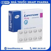 Thuốc Lipitor 10mg điều trị tăng cholesterol toàn phần (3 vỉ x 10 viên)