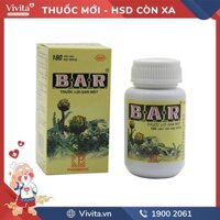 Thuốc lợi gan mật Bar | Chai 180 viên