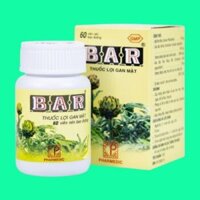 Thuốc Lợi Gan Mật Bar (Hộp 60 viên)