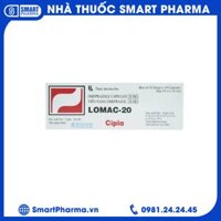 Thuốc Lomac-20 Cipla điều trị viêm loét dạ dày – tá tràng, trào ngược thực quản (10 vỉ x 10 viên)