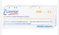 Thuốc Lovenox 4000 (Enoxaparin) Sanofi – Điều trị cơn đau thắt ngực không ổn định (Hộp 2 ống)