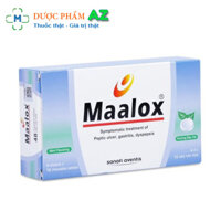Thuốc Maalox – Hộp 48 viên – Trung hòa acid dịch vị hương bạc hà