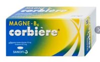 Thuốc Magne-B6 Corbière Sanofi (Magnesium lactate) điều trị thiếu magnesi riêng biệt hay kết hợp (Hộp 50 viên)