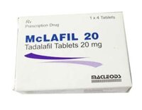 Thuốc McLafil 20 MACLEODS (Tadalafil 20mg) h/4v điều trị rối loạn cương dương