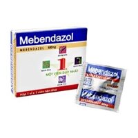 Thuốc Mebendazol 500mg Nadyphar, Hộp 1 viên